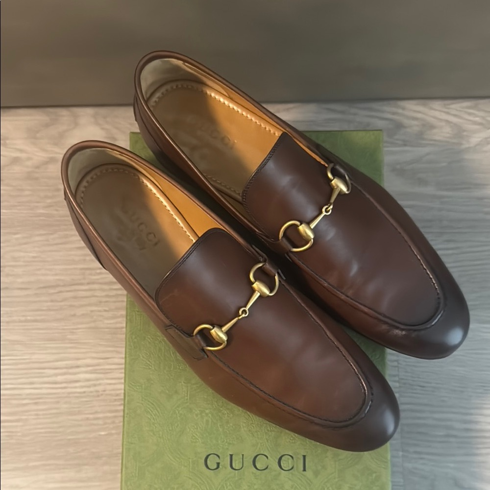 Gucci Men’s Jordaan Bit Loafers Size 11 US (10 UK) - Picture 4 of 6